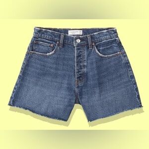 ABERCROMBIE & FITCH Curve Love High Rise Dad Short
